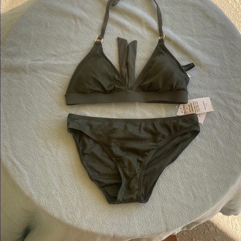 La Blanca olive green bikini